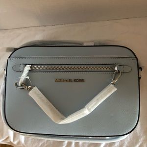 Michael Kors Jet Set Large Saffiano Leather Crossbody Bag